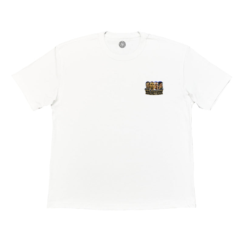 REAL MADRID THE GÁLACTICOS BOOTLEG TEE | Cult Kits, XL / Real Madrid / White