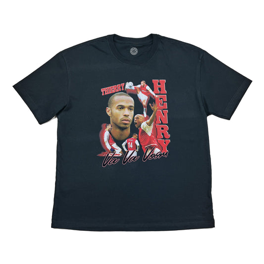 ARSENAL HENRY BOOTLEG TEE, Cult Kits, Small / Arsenal / Black