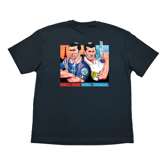 Double Zindamage Hong Kong Pop-Up Graphic Tee, XL / Black / Hong Kong