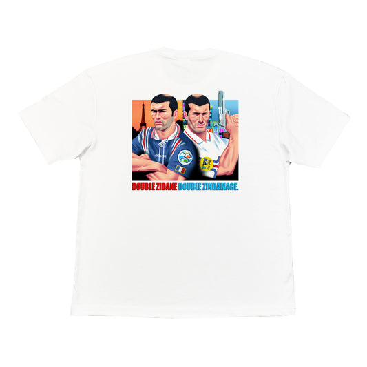 Double Zindamage Hong Kong Pop-Up Graphic Tee, XXL / White / Hong Kong