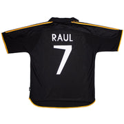 1999/00 Real Madrid Raul #7 Away Shirt (XL) Adidas