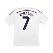 2014/15 Real Madrid Ronaldo #7 Home Shirt (L) Adidas