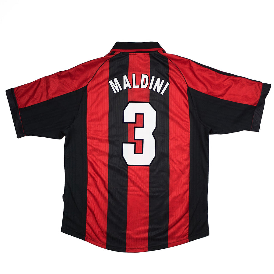 1998/00 AC Milan Maldini #3 Home Shirt (L) Adidas