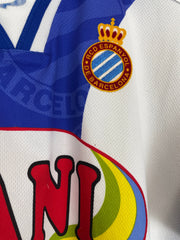 1999/00 Espanyol Corino #6 *Match Issue* Home Shirt (L) John Smith