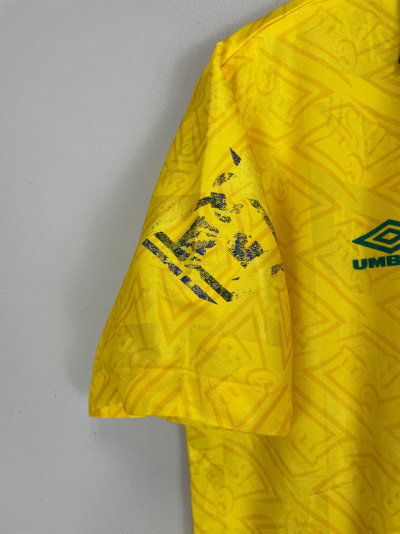 1991/93 Brazil Home Shirt (L) Umbro
