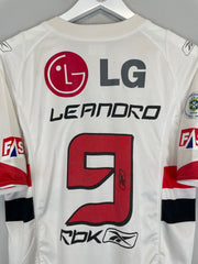 2007/08 Santos Leandro #9 Home Shirt (L) Reebok