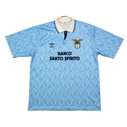 1991/92 Lazio Home Shirt (L) Umbro