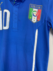 2014/15 Italy Balotelli #10 *Player Issue* Home Shirt (M) Puma