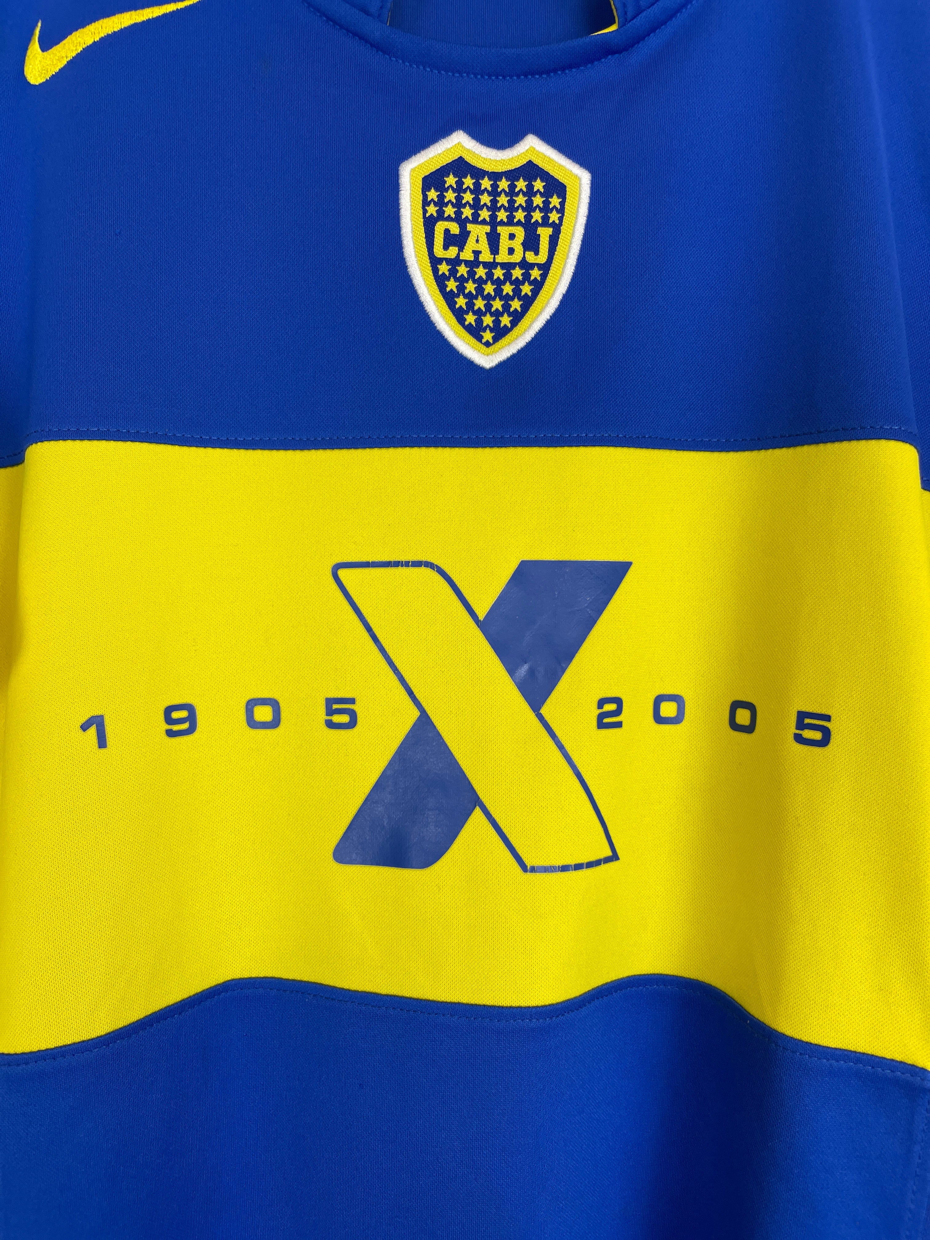 2005 Boca Juniors *Centenary* Home Shirt (S) Nike – Classic