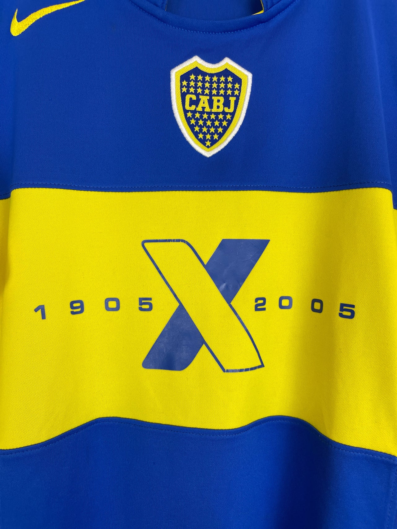 2005 BOCA JUNIORS *CENTENARY* HOME SHIRT (S) NIKE