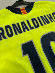 2005/06 Barcelona Ronaldinho #10 Away Shirt (XXL) Nike