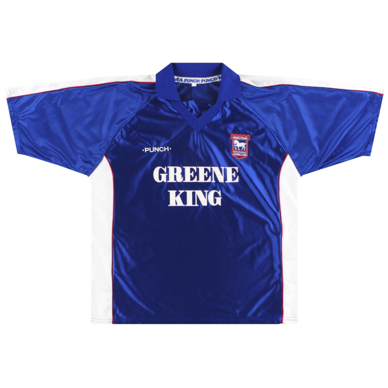 1999-01 Ipswich Punch Home Shirt XXL