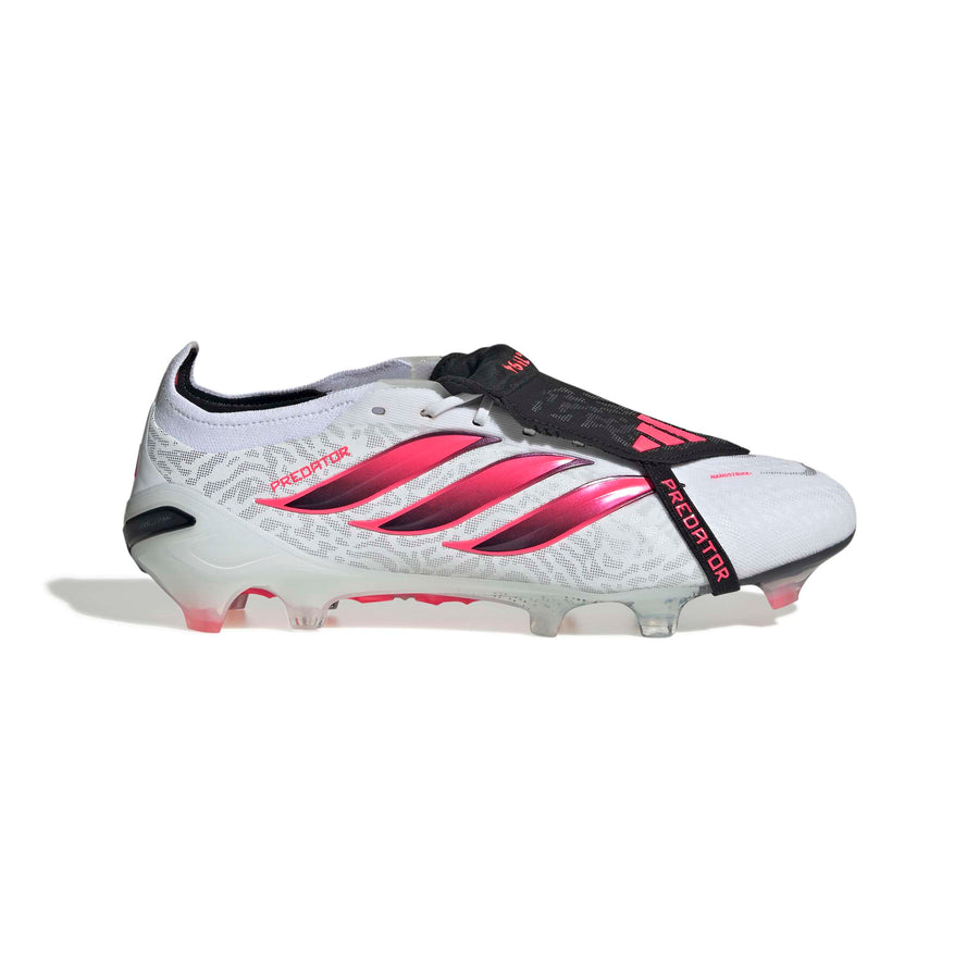 adidas Predator 26 Elite Fold-Over Tongue FG/AG Football Boots - Ftwr White/Solar Turbo/Core Black