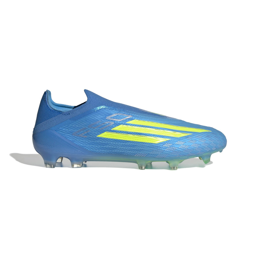 adidas F50 Elite Laceless FG/AG Football Boots - Lucid Ray Blue/Team Solar Yellow/Lucid Aquamarine