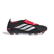 adidas Predator 26 Elite Fold-Over Tongue FG/AG Football Boots - Core Black/Ftwr White/Lucid Red