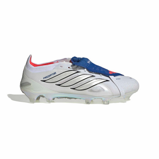 adidas Predator 26 Elite Fold-Over Tongue FG/AG Football Boots - Ftwr White/Zero Met./Royal Blue