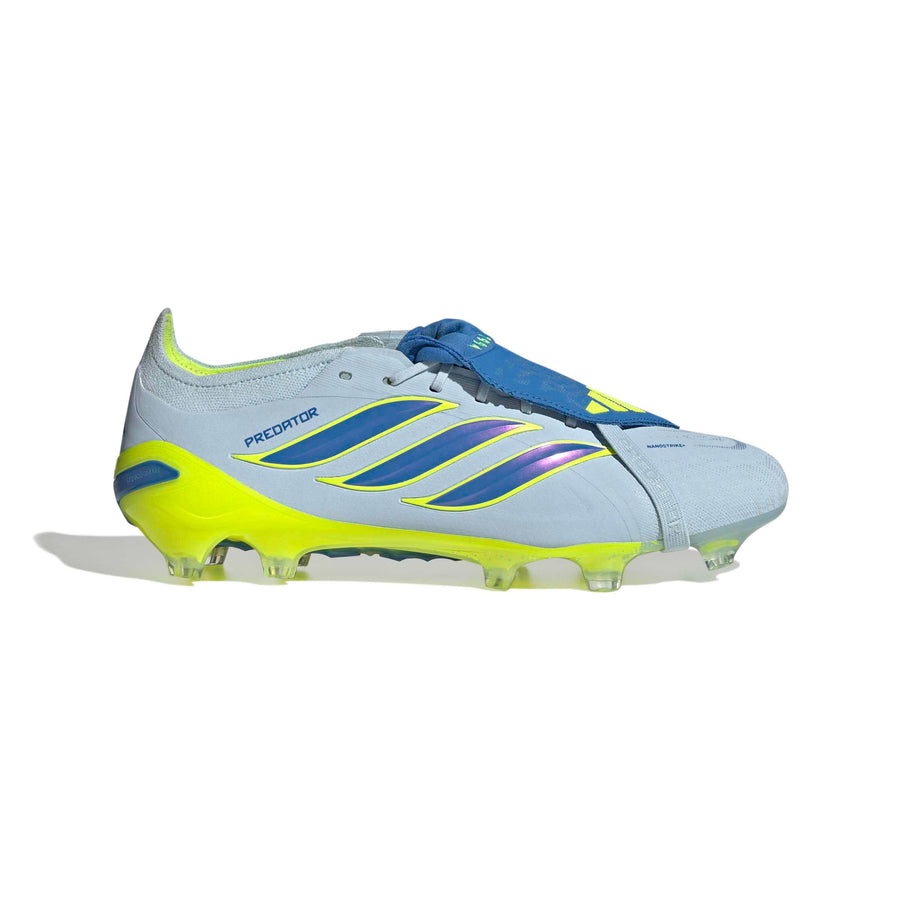 adidas Predator 26 Elite Fold-Over Tongue FG/AG Football Boots - Crystal Sky/Ray Blue/Team Solar Yellow