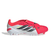 adidas Predator 26 Elite Fold-Over Tongue FG/AG Jnr Football Boots - Lucid Red/Core Black/Ftwr White
