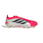 adidas Predator 26 Elite Laceless FG/AG Football Boots - Lucid Red/Core Black/Ftwr White