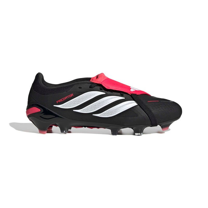 adidas Predator 26 Pro Fold-Over Tongue FG/AG Football Boots - Core Black/Ftwr White/Lucid Red