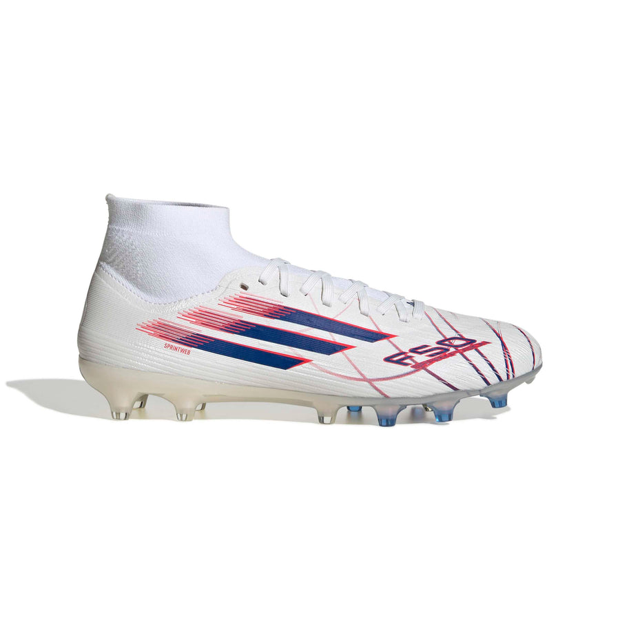 adidas F50 Sparkfusion Pro FG/AG Women's Football Boots - Ftwr White/Team Royal Blue/Lucid Red