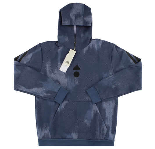 2024-25 Manchester United x adidas Future Icons Graphic Hoodie Blue *BNIB* L