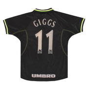 1998-99 Manchester United Umbro Third Shirt Giggs #11 L.Boys