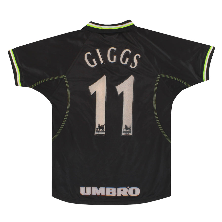 1998-99 Manchester United Umbro Third Shirt Giggs #11 L.Boys
