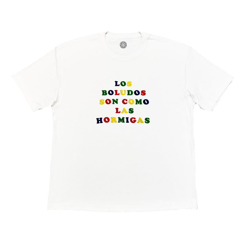 Maradona Los Boludos 'Idiots' Tee, XXL / Argentina / White