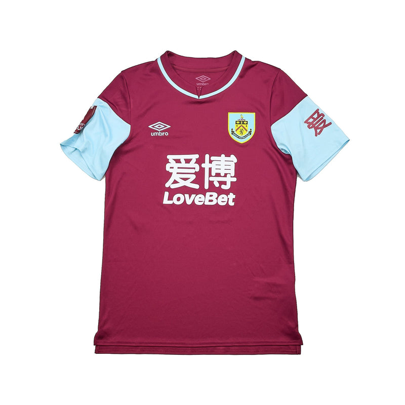 2020/21 BURNLEY MCNEIL #11 *MATCH ISSUE* FA CUP HOME SHIRT (M) UMBRO