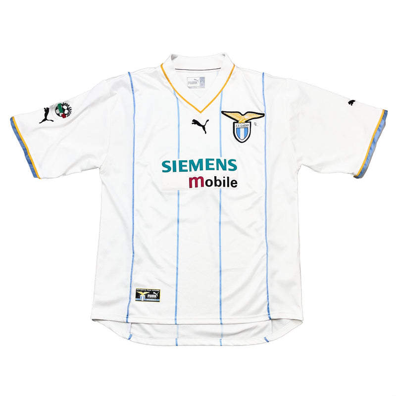 2001/02 LAZIO PANCARO #15 *MATCH ISSUE* AWAY SHIRT (XL) PUMA