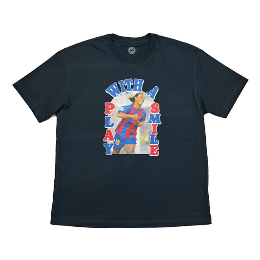 PLAY WITH A SMILE BOOTLEG TEE, Cult Kits, XL / Barcelona / Black