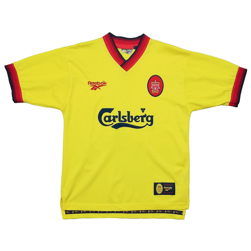 CULT KITS - 1997/99 LIVERPOOL RUDDOCK #14 AWAY SHIRT (S) REEBOK