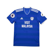 2018/19 Cardiff City Richards #6 *Match Issue* Home Shirt (S) Adidas
