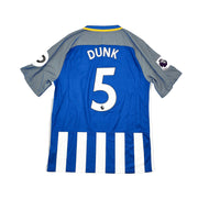 2017/18 Brighton Dunk #5 *Match Issue* Home Shirt (L) Nike