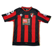 2015/16 Bournemouth Distin #25 *Match Issued + Signed* Home Shirt (L) Jd