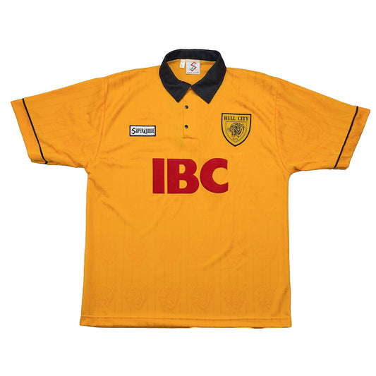 CULT KITS - 1995/97 HULL CITY *MINT* HOME SHIRT (L) SUPER LEAGUE
