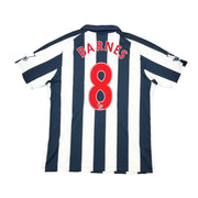 2010/11 West Brom Barnes #8 *Match Issue* Home Shirt (L) Umbro