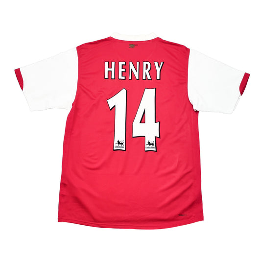 2006/08 Arsenal Henry #14 Home Shirt (M) Nike