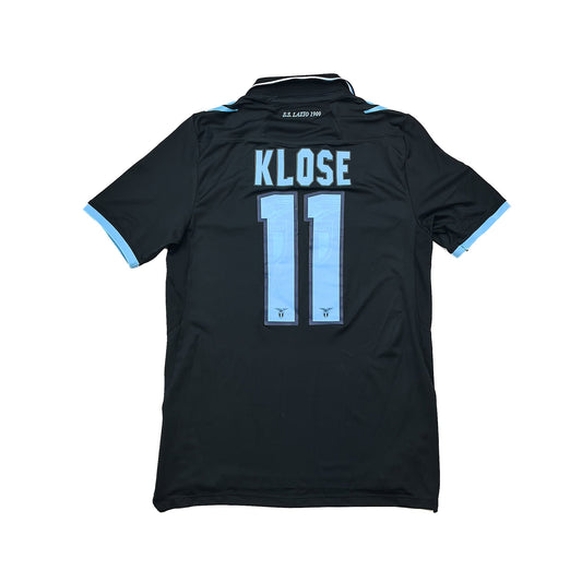2012/13 LAZIO KLOSE #11 *MATCH ISSUE* AWAY SHIRT (L) MACRON