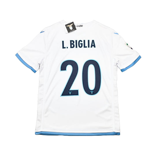 2016/17 LAZIO BIGLIA #20 *BNWT* THIRD SHIRT (XL) MACRON
