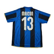 2008/09 Inter Milan Maicon #13 Home Shirt (S) Nike