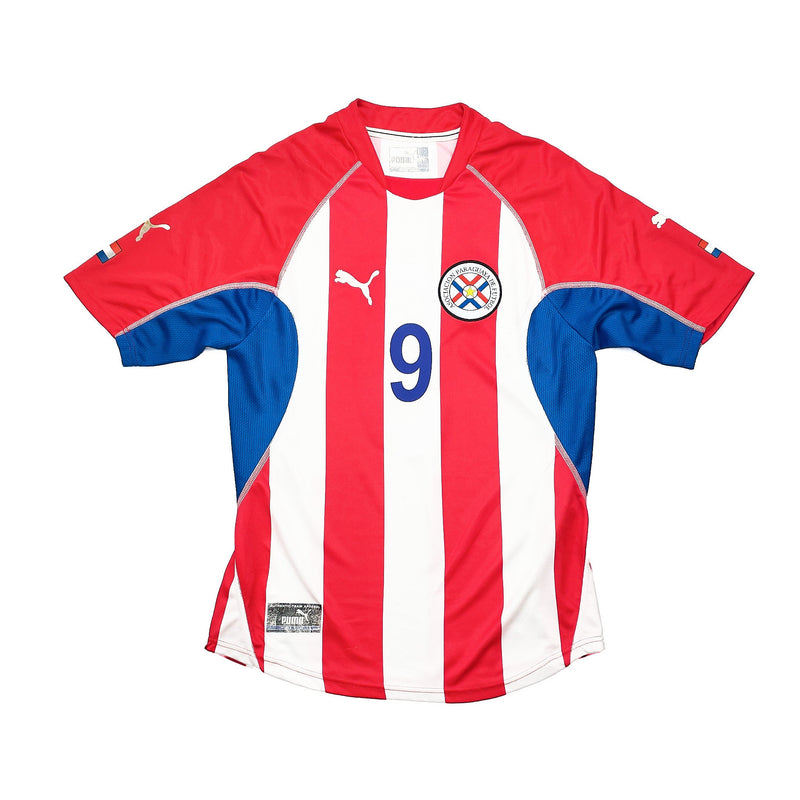 CULT KITS - 2002/03 PARAGUAY SANTA CRUZ #9 HOME SHIRT (M) PUMA