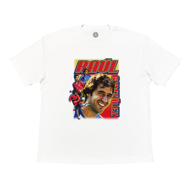 SPAIN RAUL BOOTLEG TEE | Cult Kits, Small / Spain / White