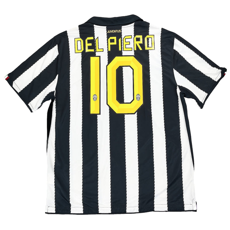 2010/11 JUVENTUS DEL PIERO #10 HOME SHIRT (XL) NIKE