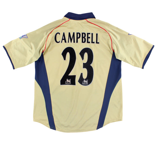 2001-02 Arsenal Nike Away Shirt Campbell #23 L
