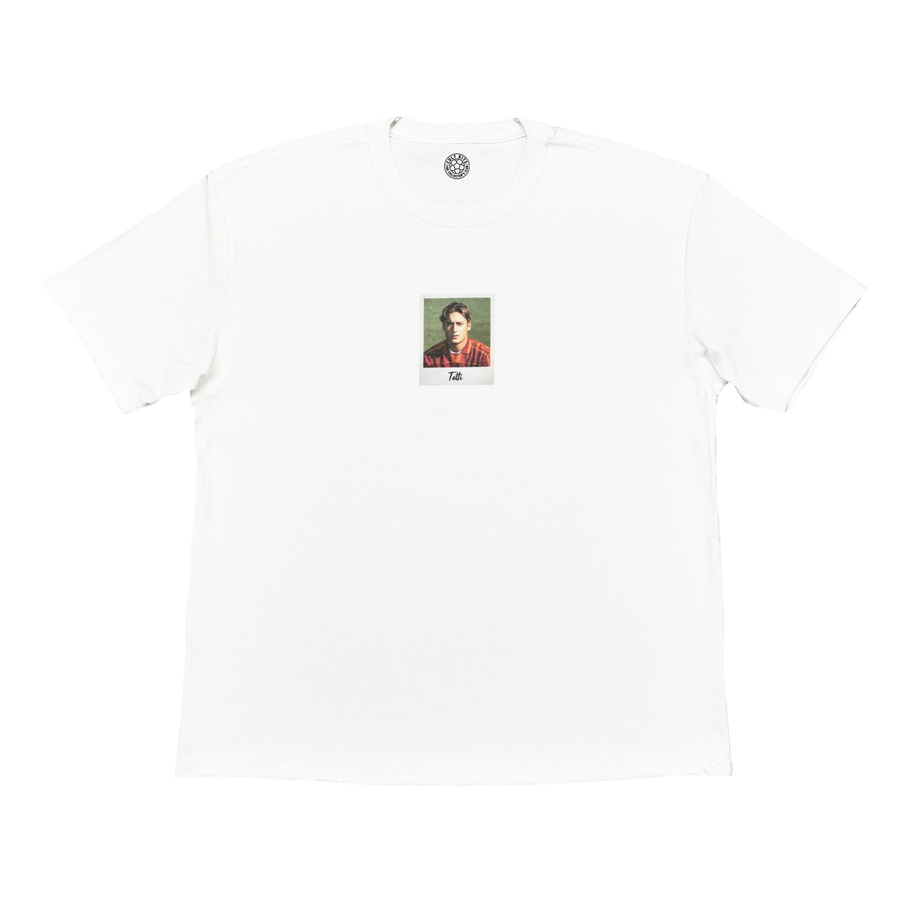 ROMA TOTTI POLAROID TEE | Cult Kits, XL / Roma / White