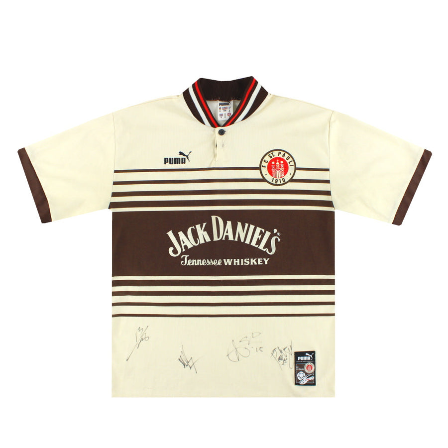 1997-99 FC St. Pauli Puma 'Signed' Home Shirt M