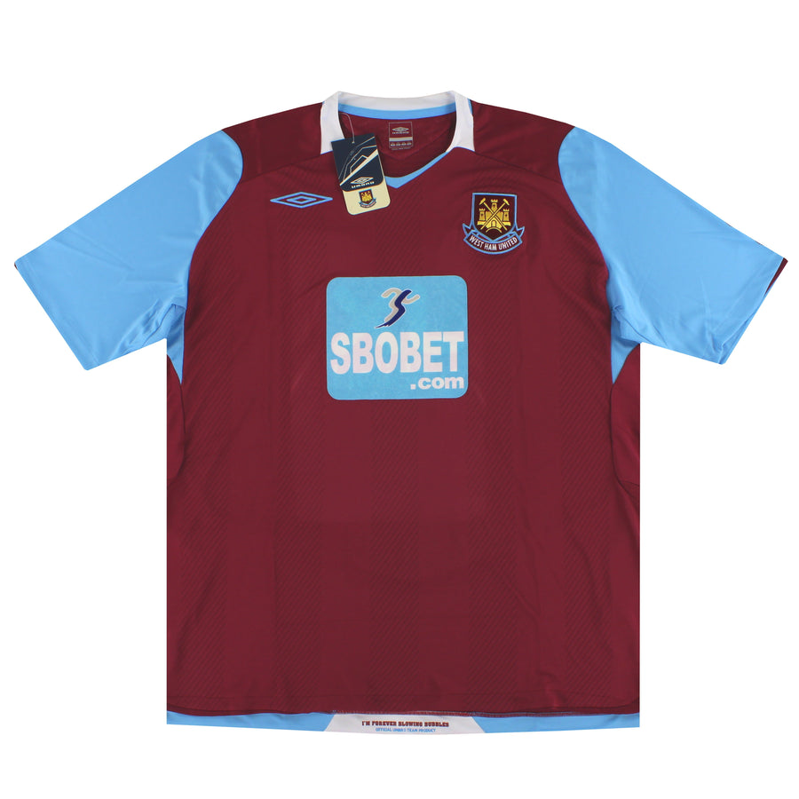 2008-09 West Ham Umbro Home Shirt *w/tags* XXL