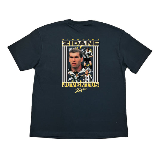 JUVENTUS ZIZOU BOOTLEG TEE, Cult Kits, XL / Juventus / Black